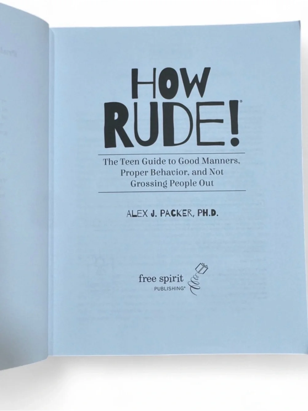 Teen book how rude